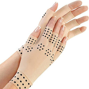 Magnetic Fingerless Therapy Gloves