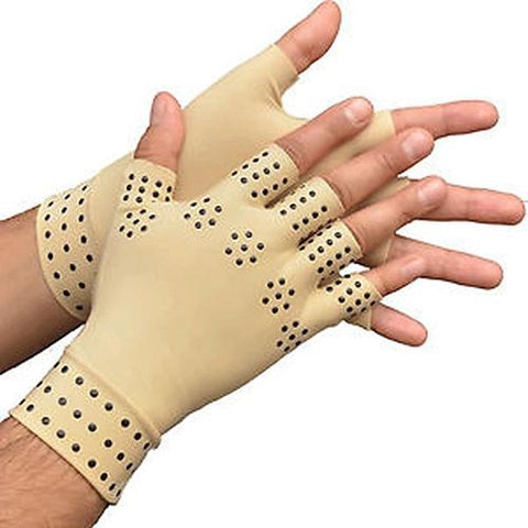 Magnetic Fingerless Therapy Gloves